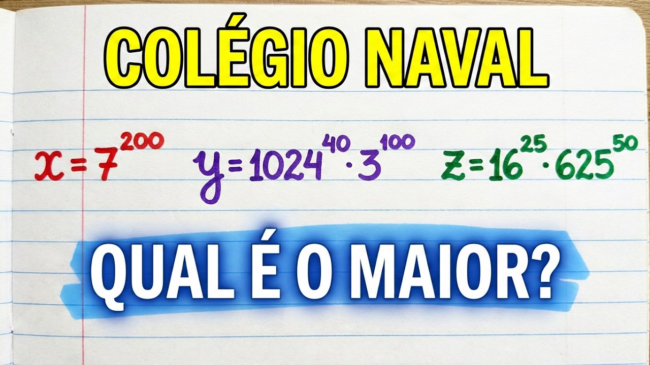 Matemática Colégio Naval: Potenciação
