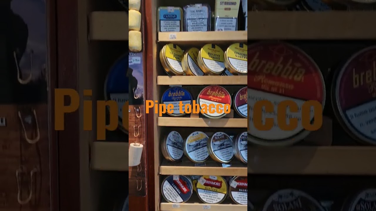 Tabacchi da pipa  vendita  Italia.    Pipe tobacco available in italy