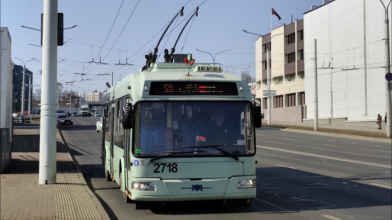 ПОЕЗДКА на БКМ 321 (БОРТ. 2718) 59 маршрут 