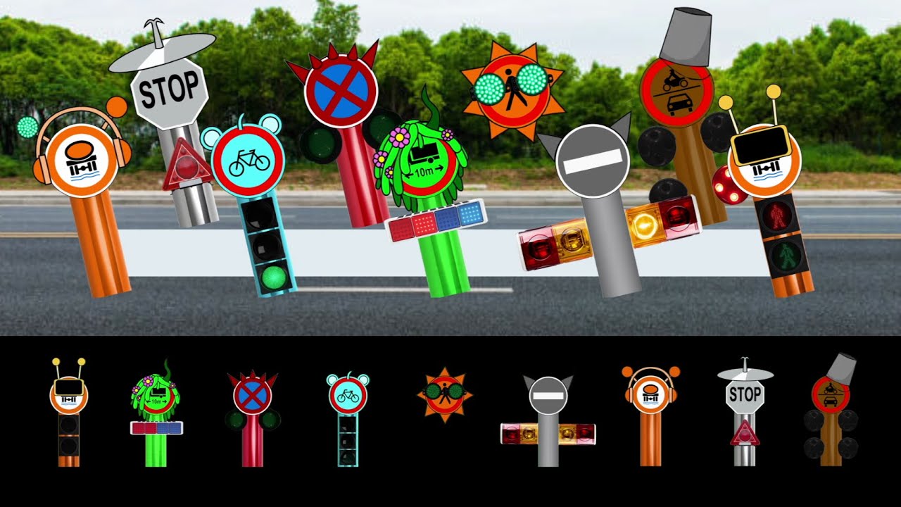 Traffic Signs Musical (Sprunki Style)