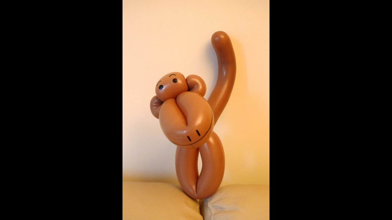 扭波波教學 - 猴子氣球馬騮仔氣球手環 Balloons Twisting Demo - Monkey Balloon Bracelet Curious George Monkeys