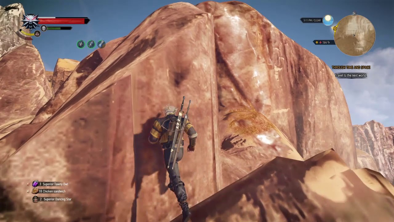 The Witcher 3 Quick How To get out of bounds tutorial on the desert planet!