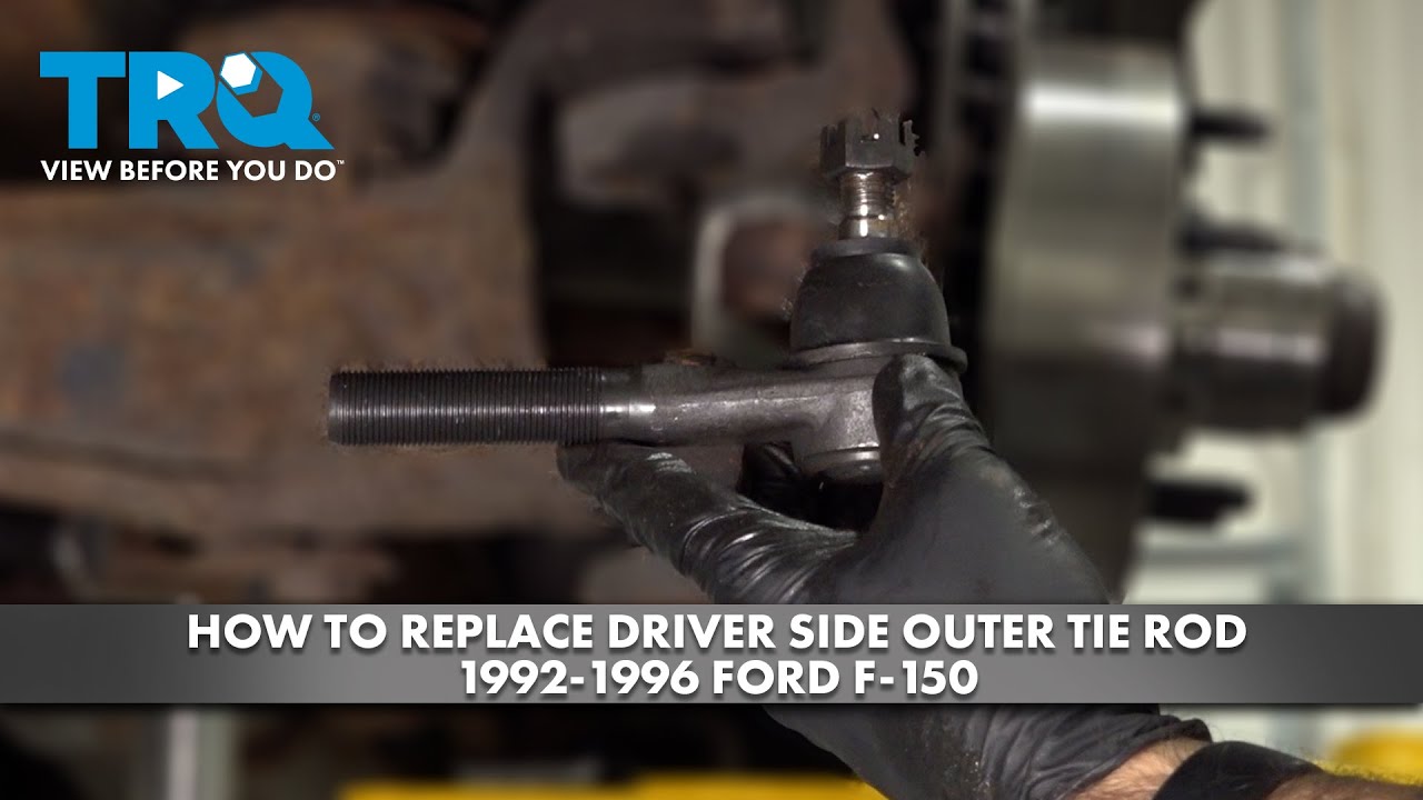 Как заменить внешнюю рулевую тягу со стороны водителя на Ford F-150 1992–1996 годов