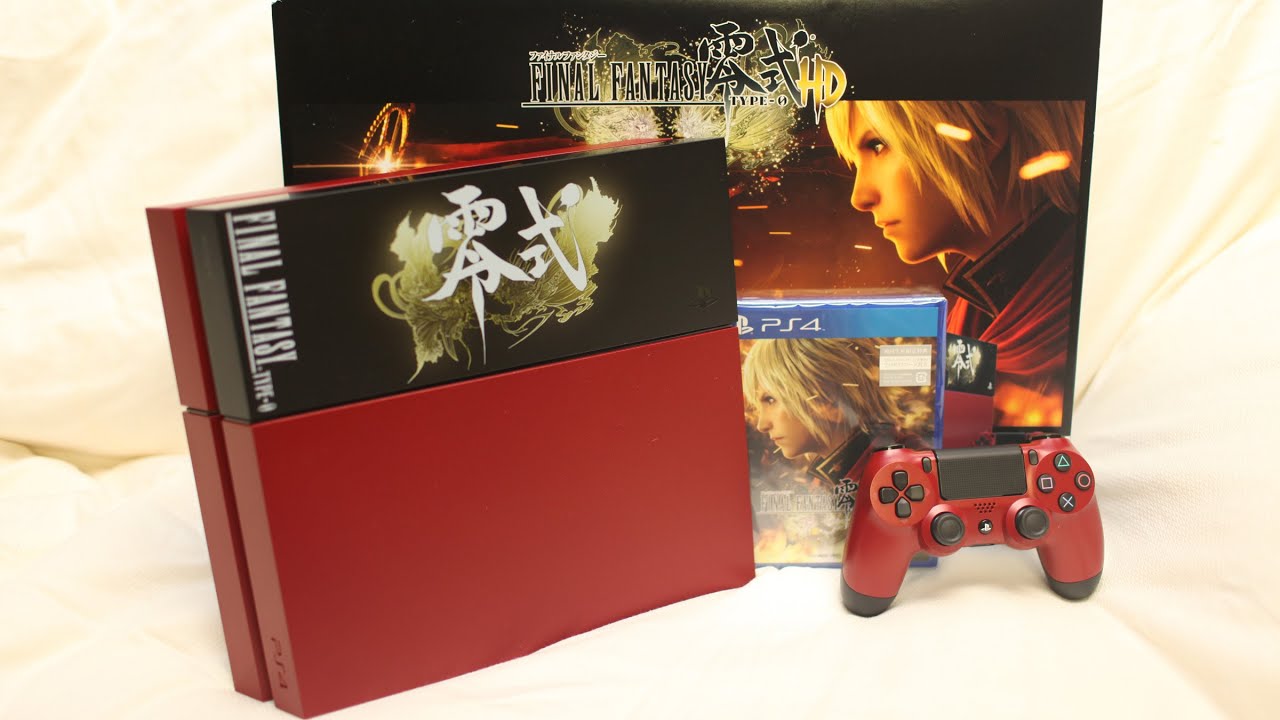 Final Fantasy Type-0 HD PS4 Bundle Suzaku Limited Edition Unboxing