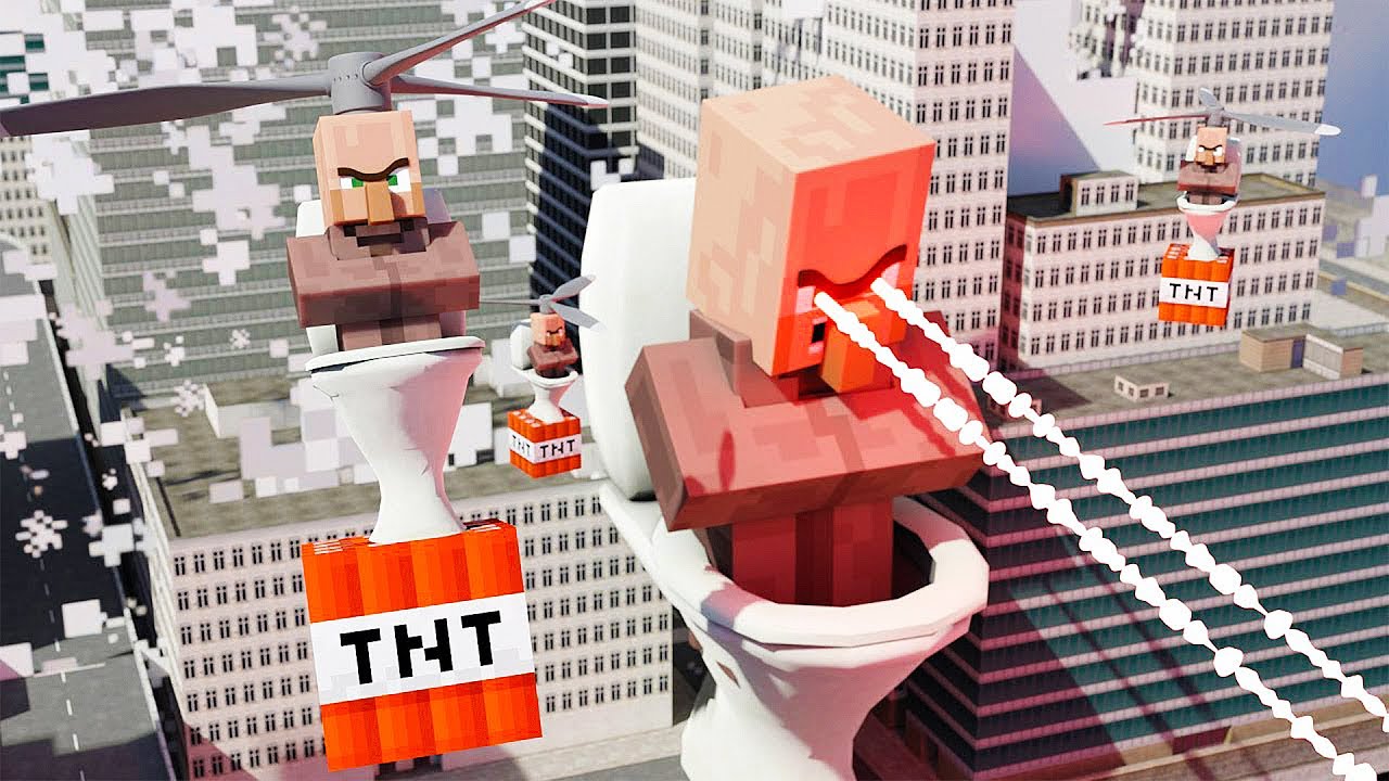Skibidi Toilet Minecraft Villager 22-25