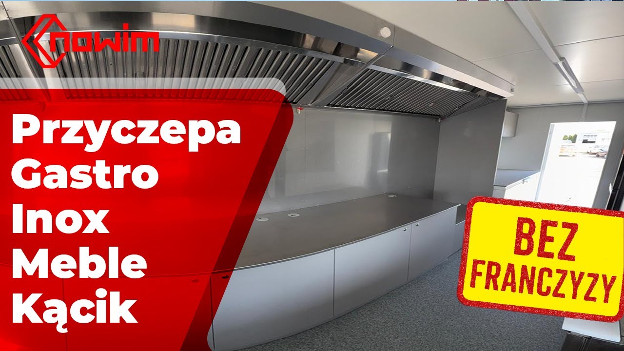 Przestronna Przyczepa Gastronomiczna od Nowim
