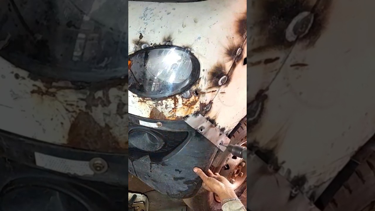 car repair,&nbsp; body repair, #carrepair #bodyrepair #mahindrajeeto&nbsp; #tataex2 #ironmanengineering