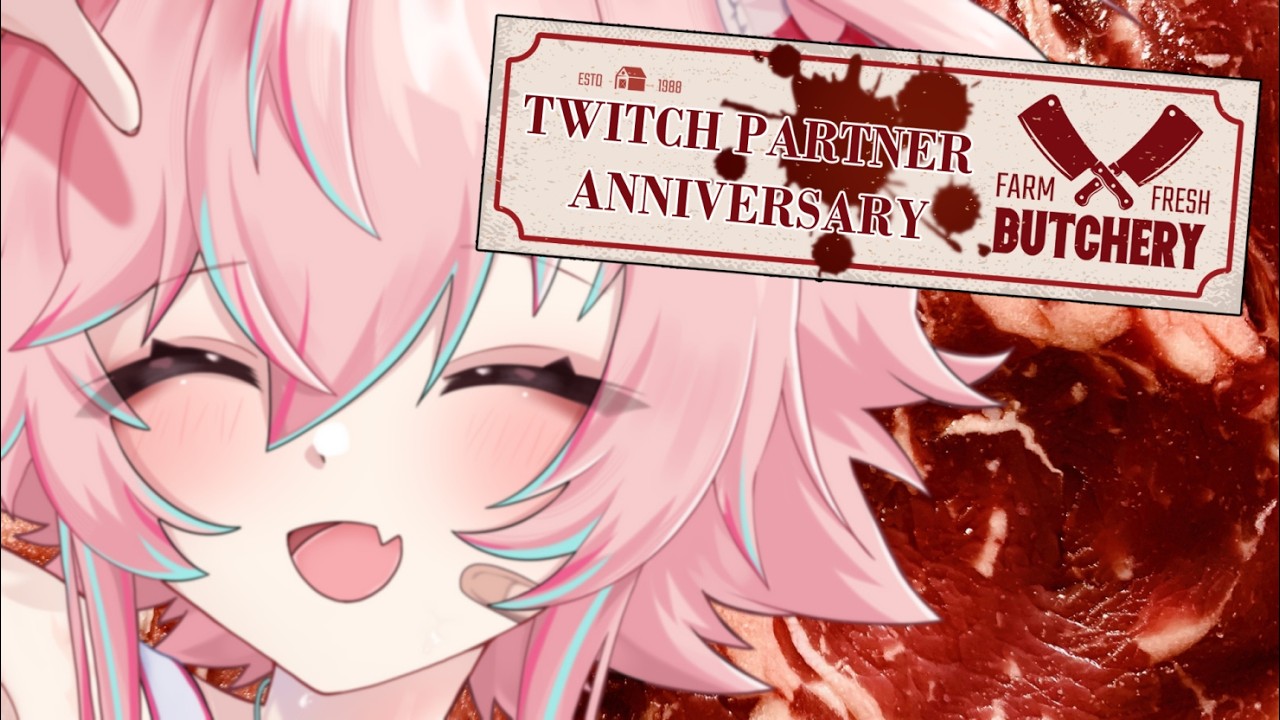 - ❝ ♡ ┊ PARTY WITH ME KANJA-SAMA!  [Twitch Partner Anniversary]