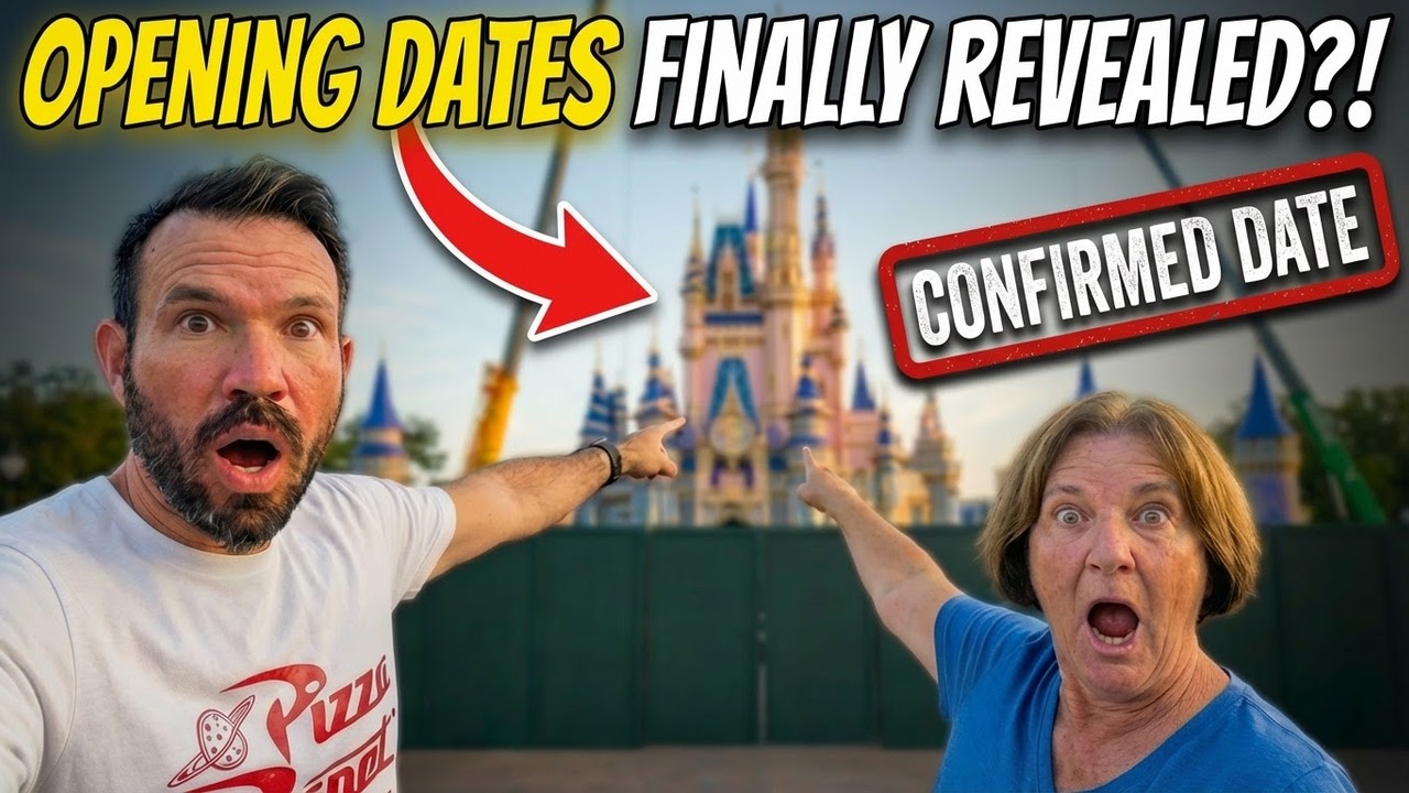 Disney World Ride Opening Dates REVEALED 👀 Major Land Updates & Attraction Closures Explained!