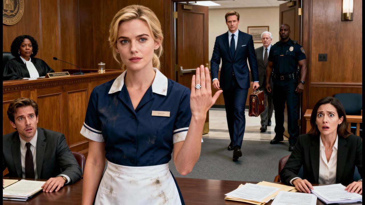 “They Thought She Was a Broke Waitress… Until the Judge Read Her Secret”