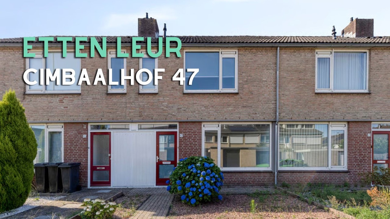 Huis te koop: Cimbaalhof 47 te Etten Leur Digimakelaars - Woningvideo