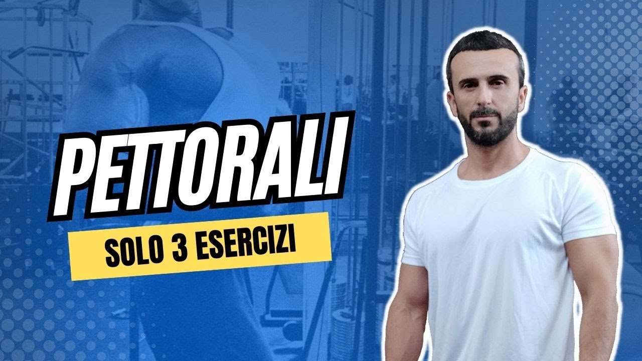 Gli unici esercizi che ti servono per far crescere i PETTORALI