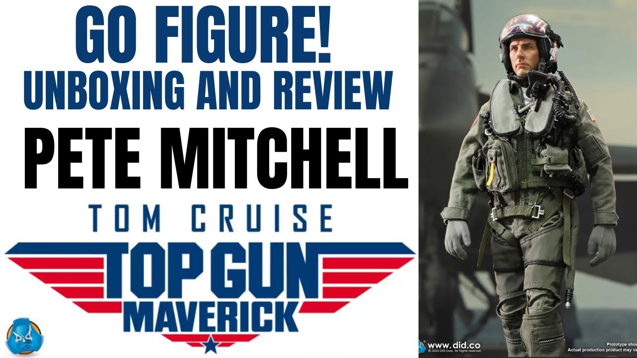 DID TOP GUN MAVERICK PETE MITCHELL TOM CRUISE 1/6 scale figure unboxing and review