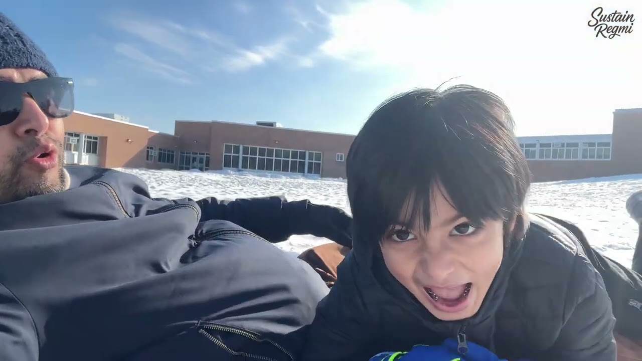 Snow tubing day….fun day…