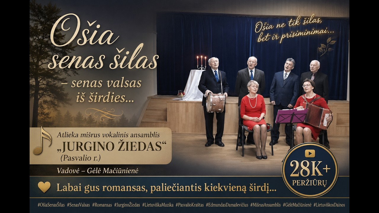 Senas valsas (Ošia šilas senas) - Kalno (Jurgėnų) kaimo kapela, Pasvalio raj. 
