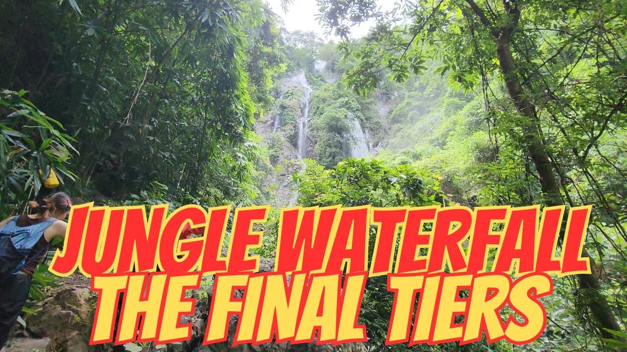 Rainy Season Bliss: Scaling the Final Tiers of Kok E Dok Waterfall in Saraburi, Thailand