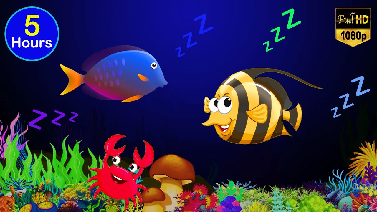 5 Hours Bedtime Lullabies and Calming Undersea Animation Baby Lullaby Super Lullaby Songs