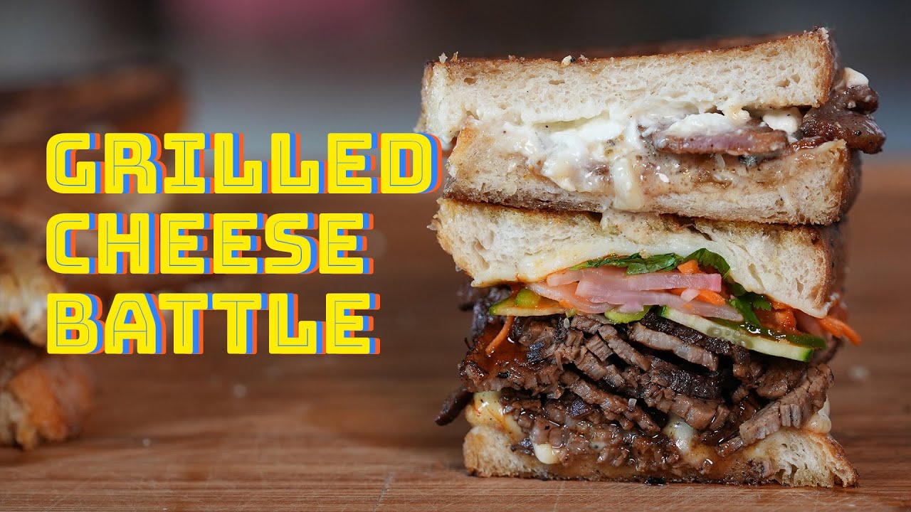 Grilled Cheese Battle | Bahn Mi Grilled Cheese | Food Battle
