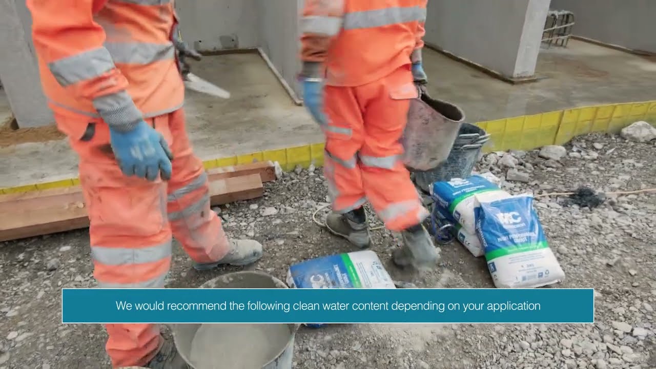 Installation Series - Bagged Products - High Performance Grout