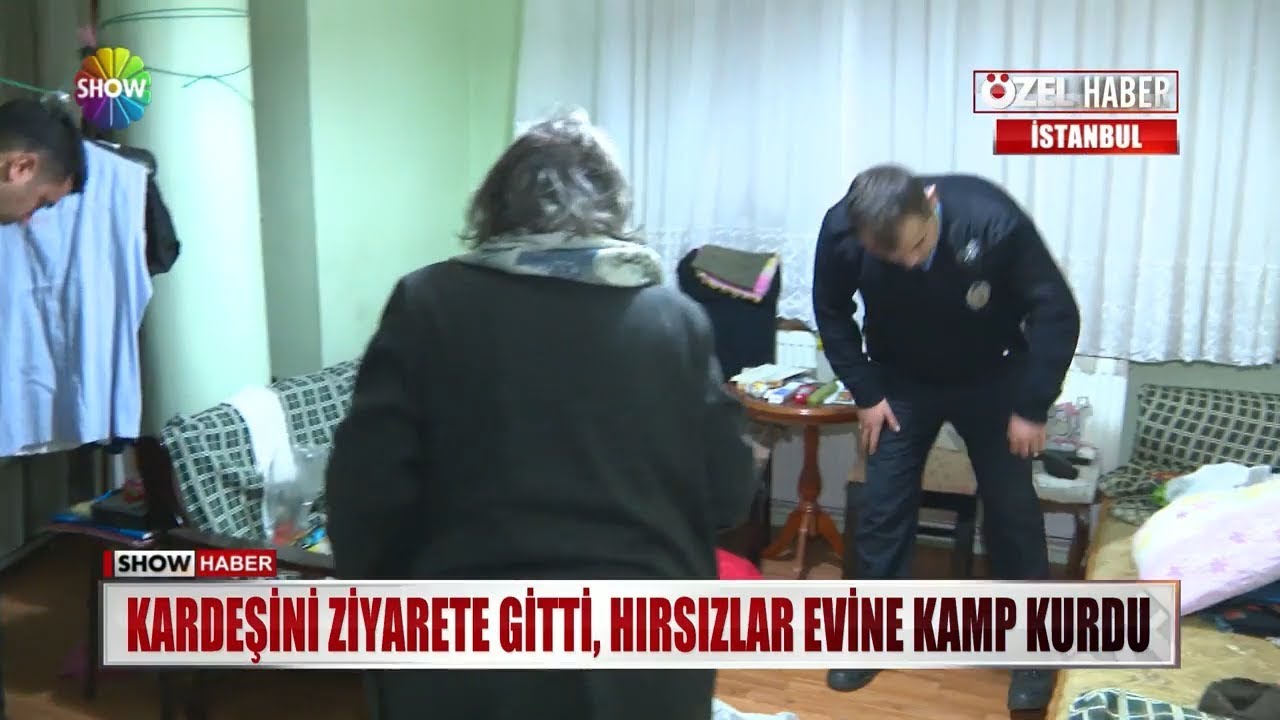 Kardeşini ziyarete gitti, hırsızlar evine kamp kurdu