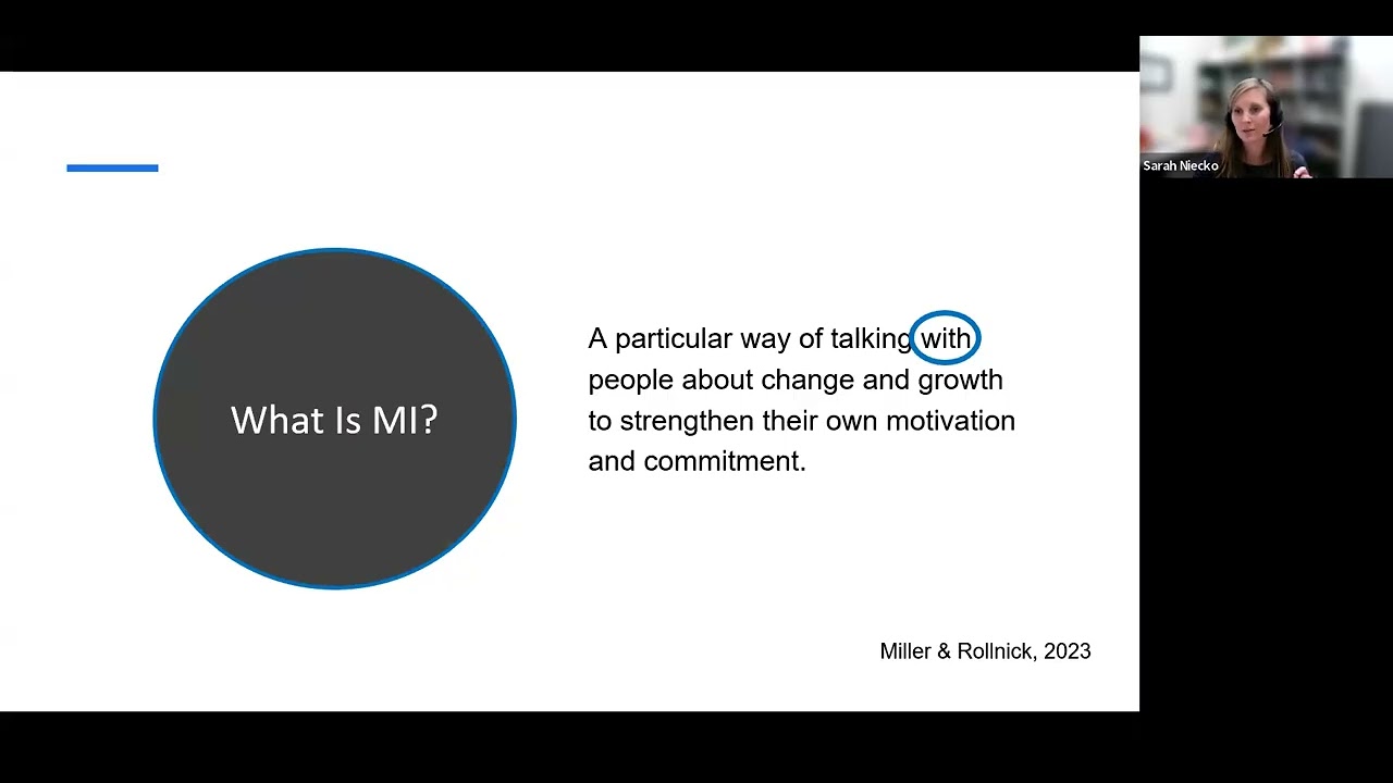 Fostering Change in Outpatient Care: The Role of MI in Co-Occurring Disorder Treatment