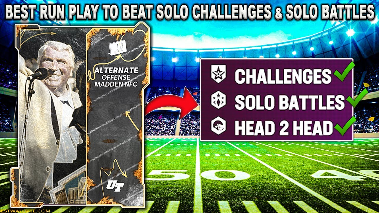 The Best Run Play To Use In Madden 23 To WIN More Games!
