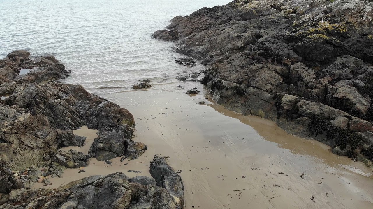 Hafan Y Mor Beach Drone Video