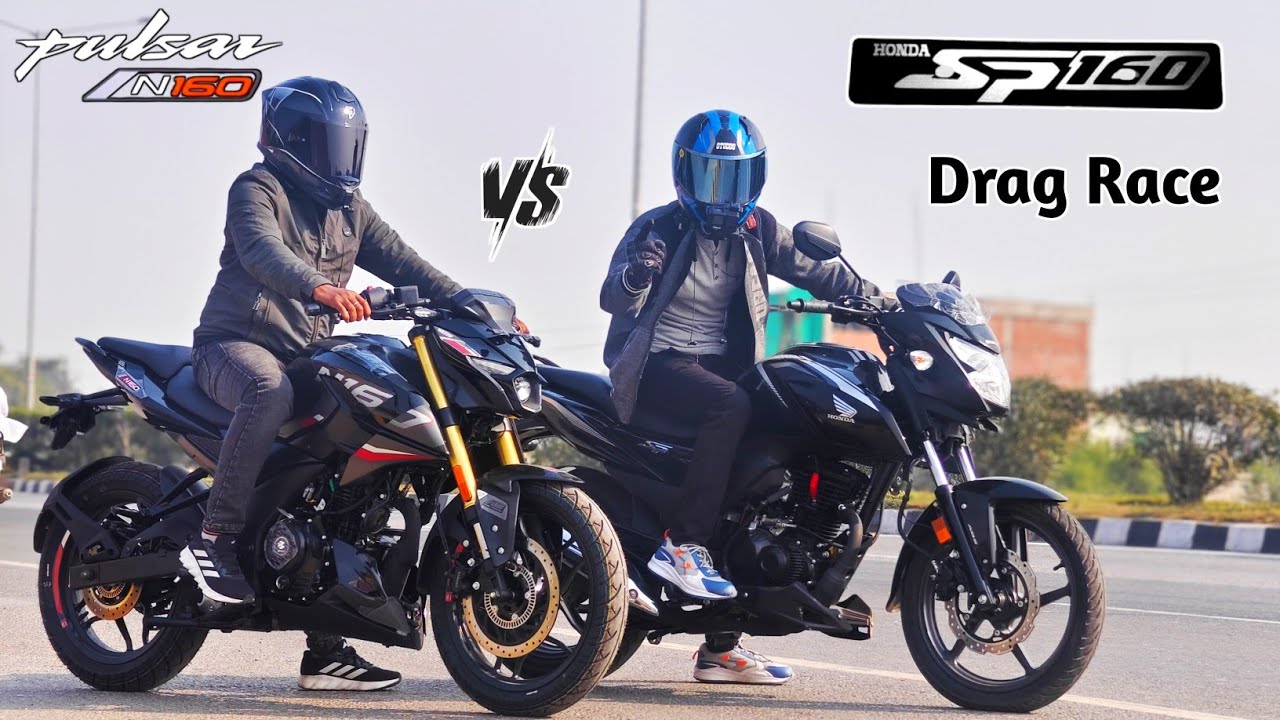 Bajaj Pulsar N160 Vs Honda SP 160 | Drag Race | Who Will Win ?