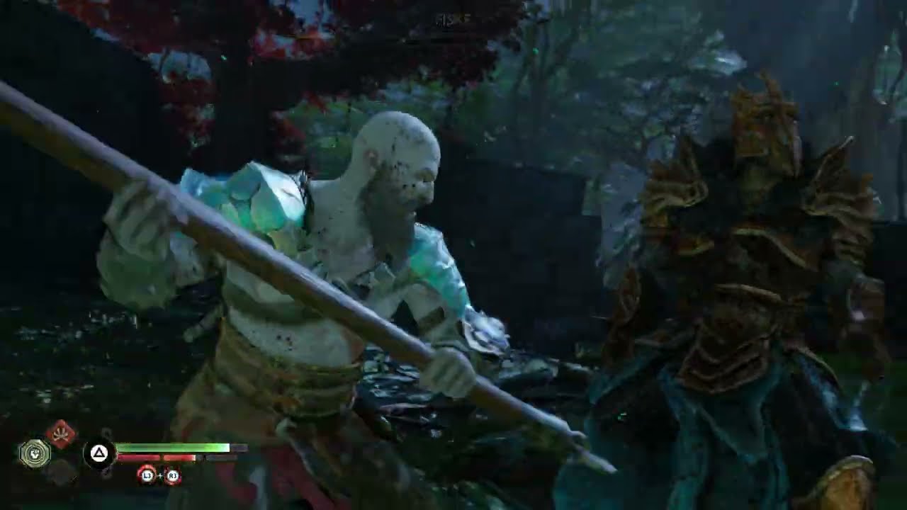 God of War Ragnarok Fiske Boss Fight 4K Performance Mode