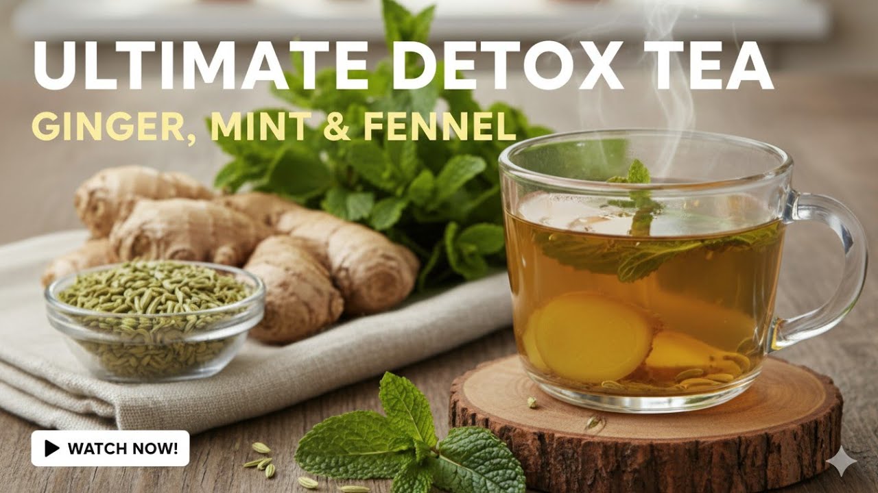 HERBAL TEA||DETOX TEA|| Ginger,Mint,Fennel Tea #herbal #healthy#viral #trending #detox #tea #health 