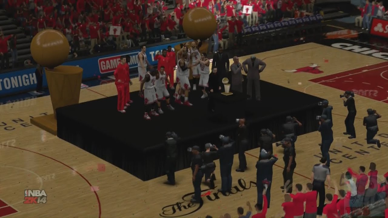 NBA 2K14 - Chicago Bulls NBA Finals Introduction & Championship Celebration