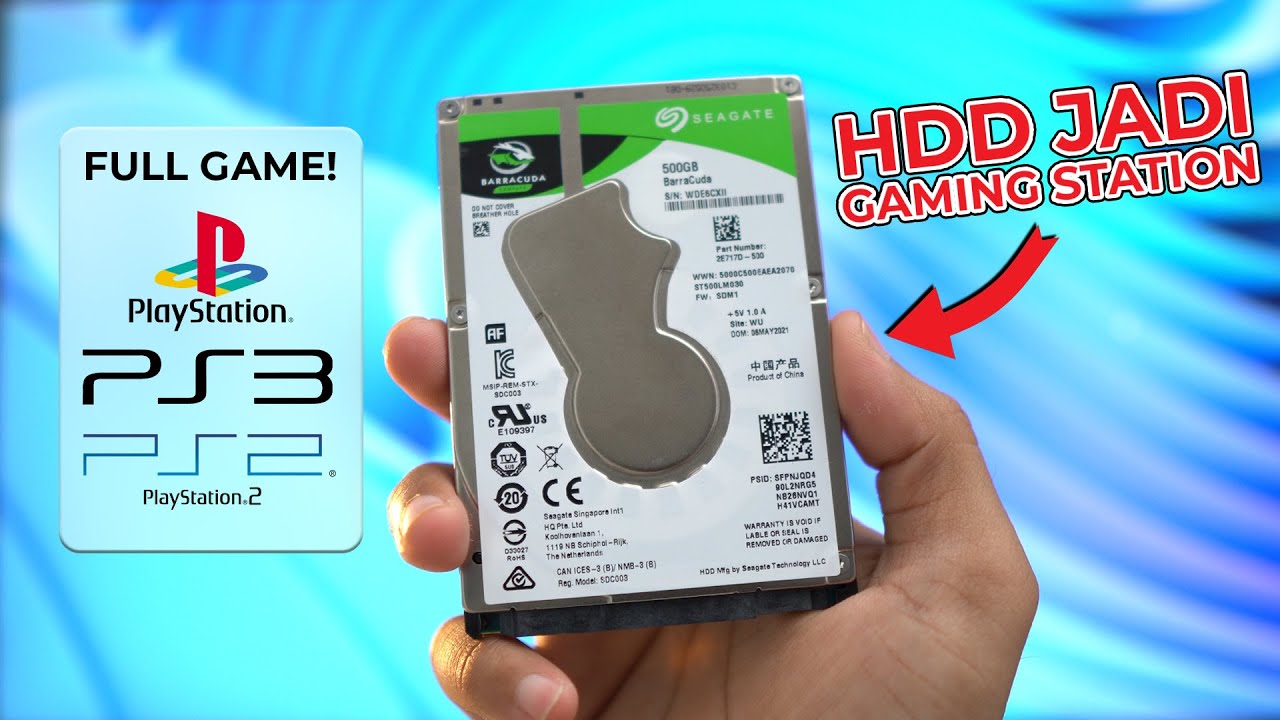 GOKIL! Ubah Hardisk Jadi Gaming Station! Tinggal Colok Mainkan - LENGKAP!