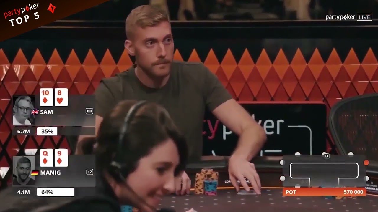 Топ-5 потрясающих блефов | Лучшие моменты покера | partypoker