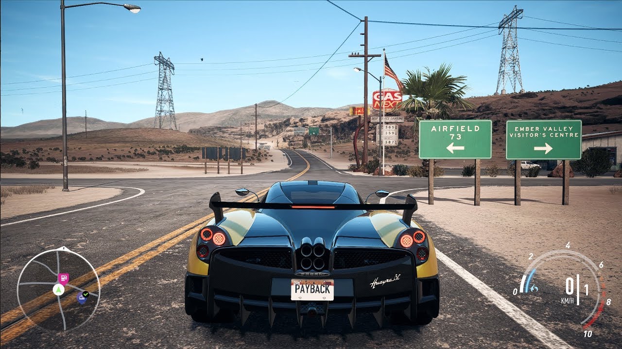 Need For Speed: Payback - Pagani Huayra BC - Open World Free Roam Gameplay (PC HD) [1080p60FPS]