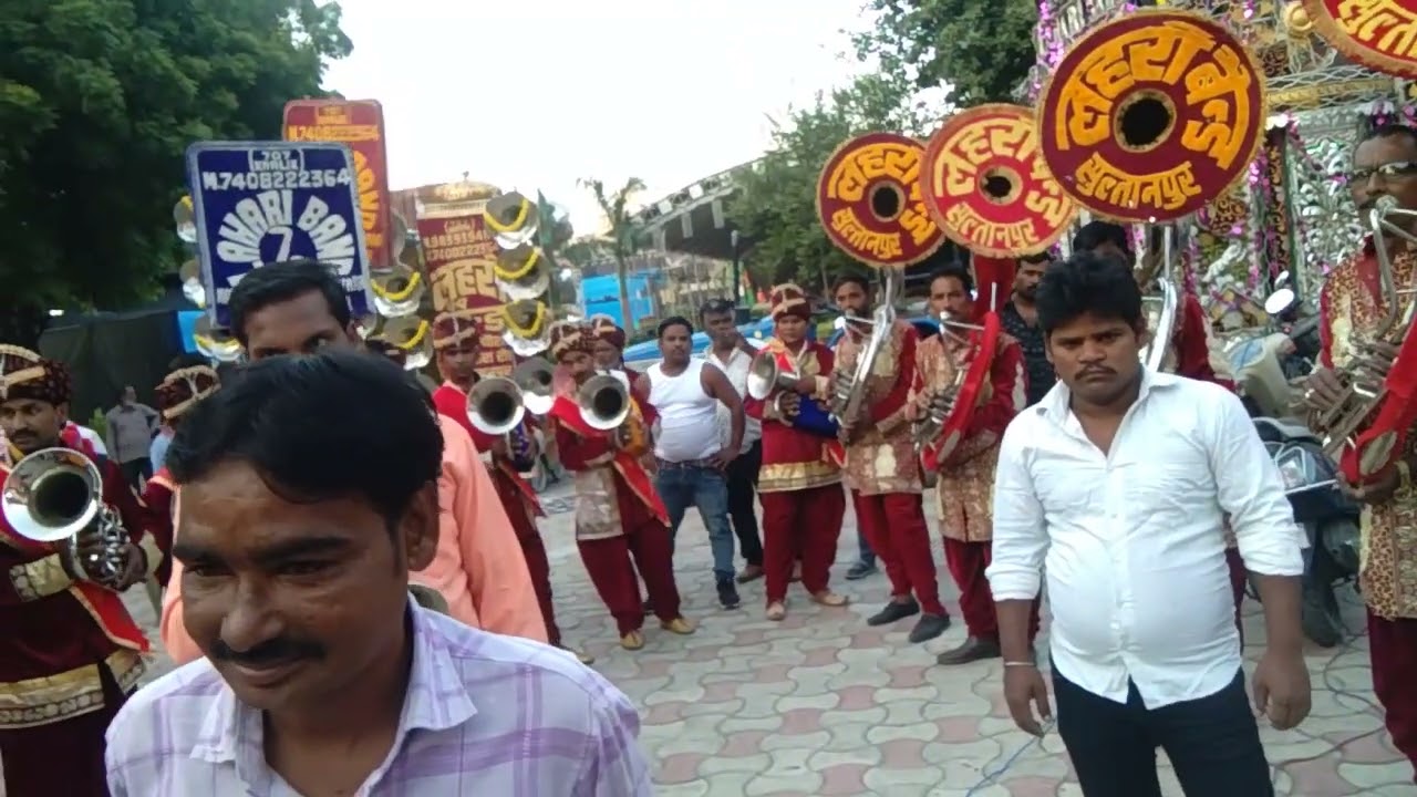 Khalid lahari band sultanpur up ram Barat 19=10=2023 paryagraj katra