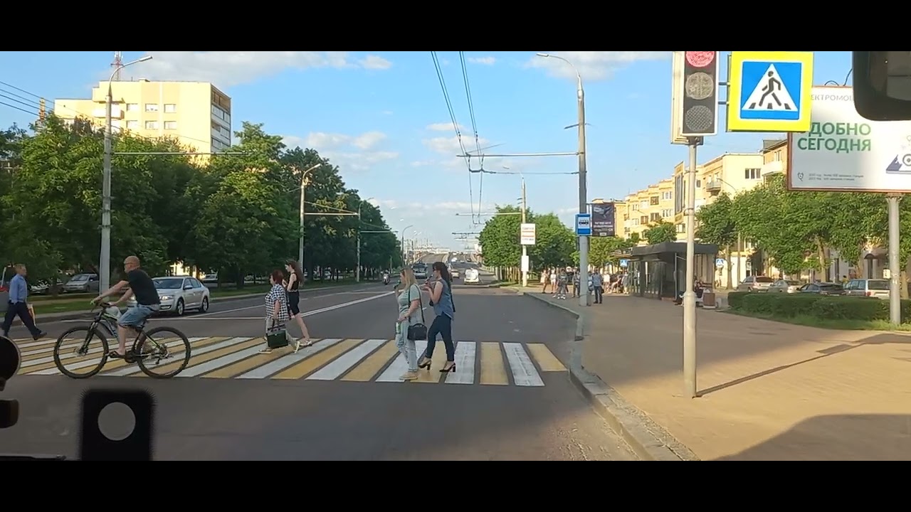 Брестский автобусный маршрут номер 11а //Газоаппарат - г-ца Дружба//