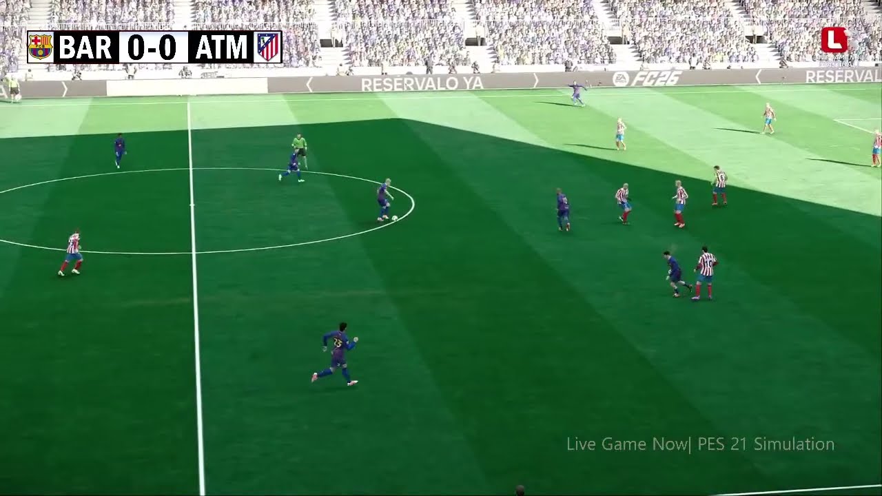 🔴LIVE: Barcelona vs Atletico Madrid | Copa del Rey 2026 | Live Match Today | eFootball PES Gameplay
