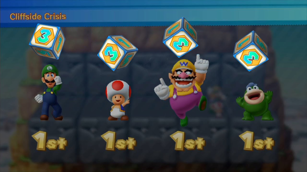 Mario Party 10: Unexpected Character Battles! Luigi vs Spike vs Wario vs Toad