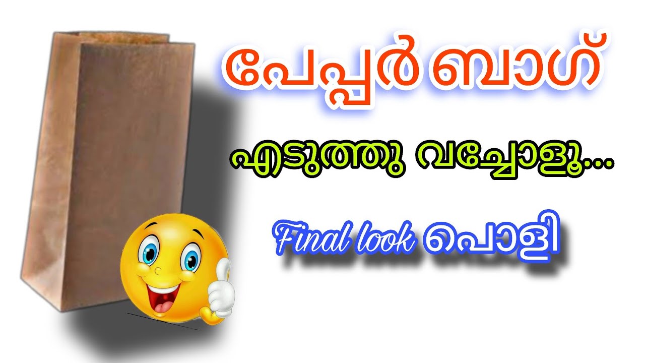 ദേ! പേപ്പർ കവർ ഞെട്ടിച്ചു | Paper bag craft ideal