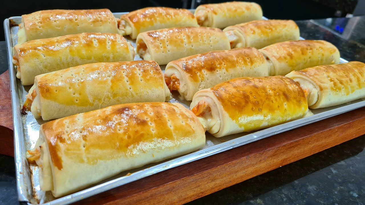 ROLINHOS CROCANTES SALGADO SABOROSO APRENDA FAZER E GANHE DINHEIRO