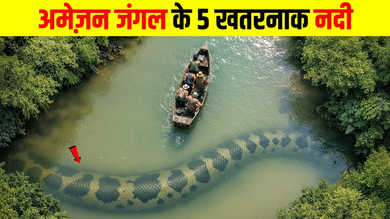 अमेज़न जंगल के 5 सबसे खतरनाक नदियाँ | 5 Dangerous Rivers of the Amazon Jungle,  