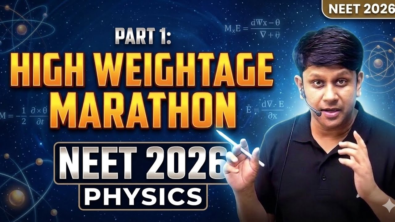 HIGH WEIGHTAGE MARATHON | PHYSICS EASYKILL CHAPTERS | 100 + MARKS | BEST LAST MINUTE REVISION