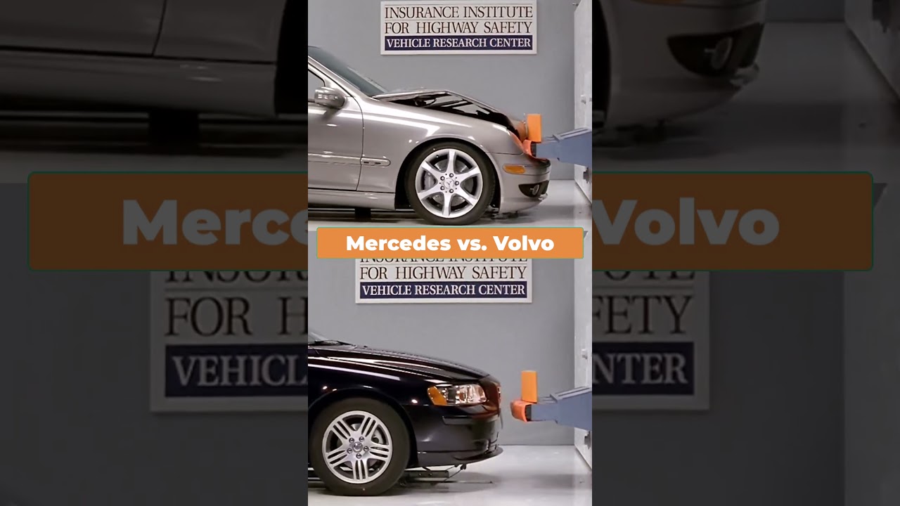 Mercedes vs. Volvo at 5mph - Ultimate Crash Test Showdown. Who’s the Toughest?