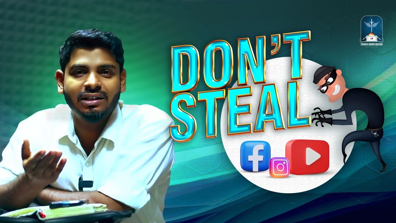 Don’t Steal | John Wesley Muthu | Church Sword Mission