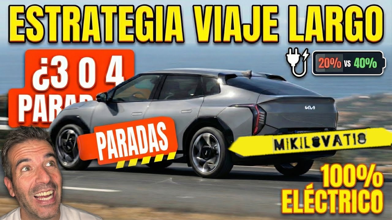 😱 ¿3 o 4 PARADAS? Mi estrategia de viaje largo en el KIA EV4 berlina +1000Km | La Vuelta parte I