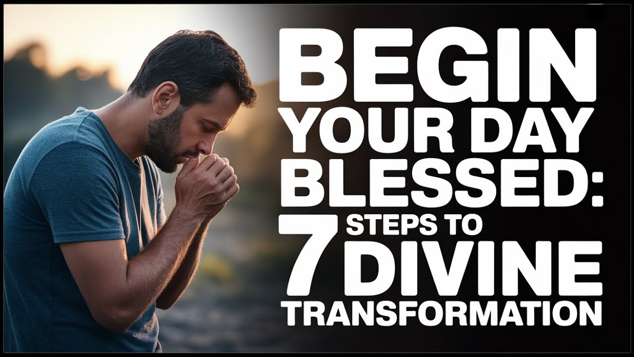 Powerful Morning Prayer: 7 Divine Steps to Bless and Transform This Day Through Sacred Anointing