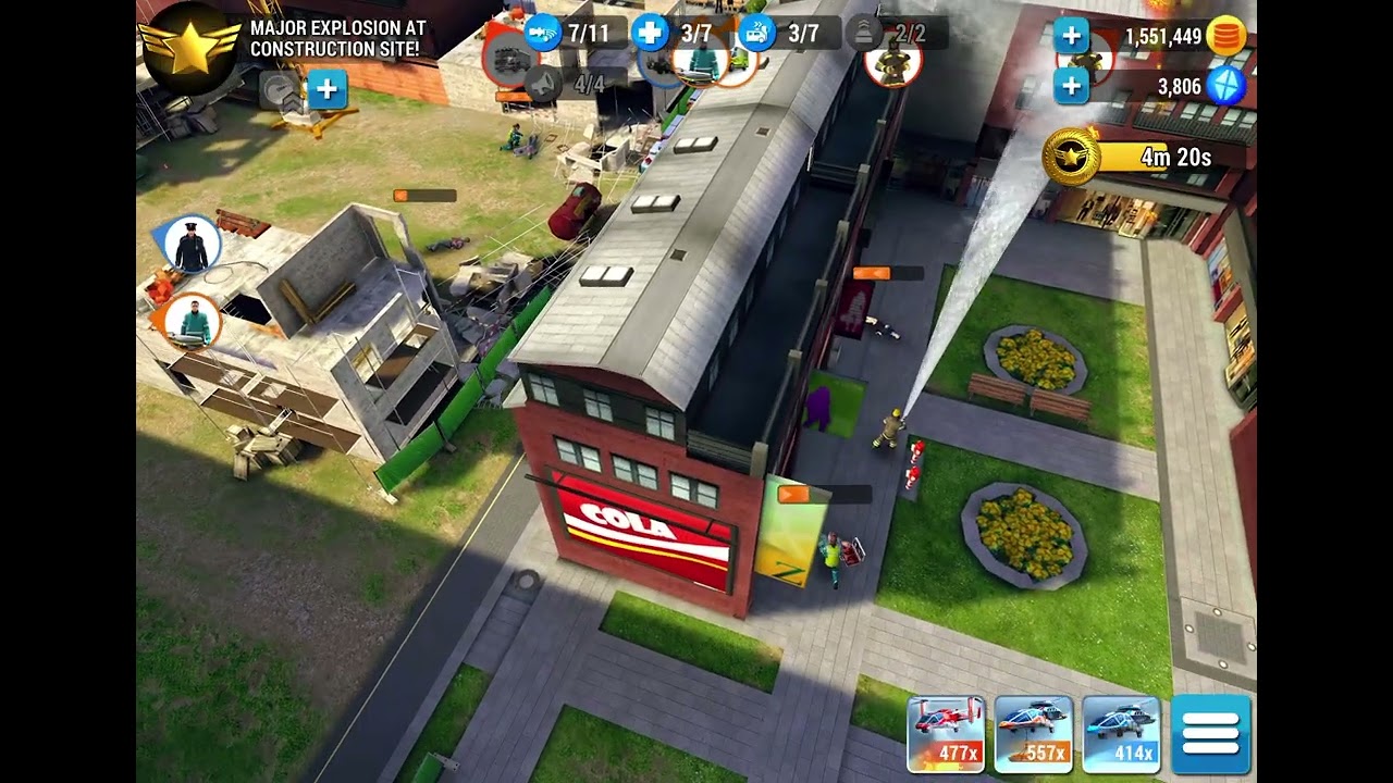 Emergency HQ : ELITE RESPONDER MISSION #17 - Major explosion at construction site!