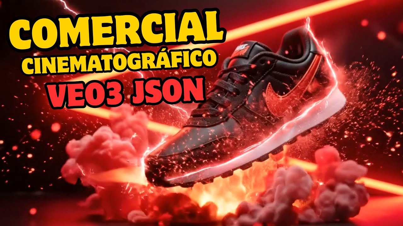 Aprenda a Criar um COMERCIAL CINEMATOGRÁFICO do seu Produto - VEO3 JSON