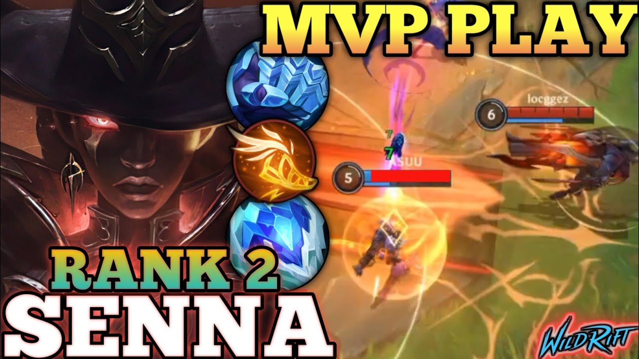 SENNA POWERFUL SUPPORT MVP PLAY! DEADLY TANK BUILD DMG - TOP 2 GLOBAL SENNA BY locggez - WILD RIFT