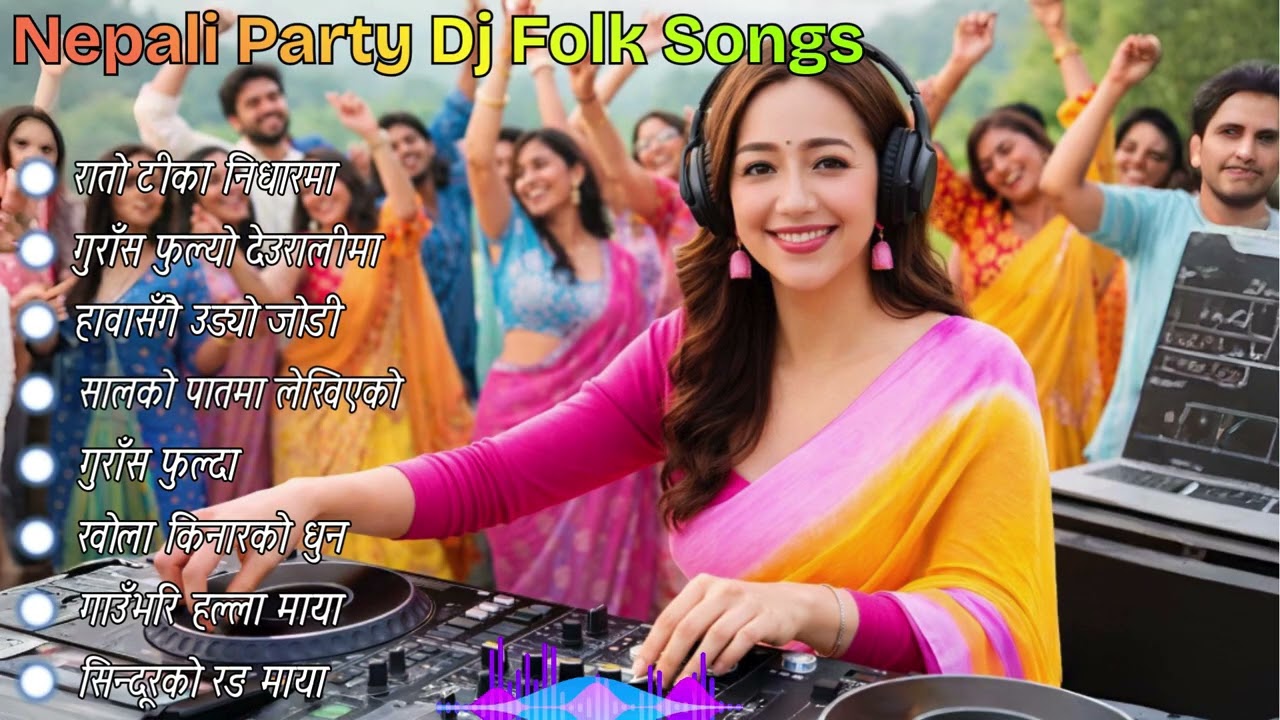 Rato Tika Nidhārma & More 🎶 | Nepali Party DJ Folk Songs | Aura Music